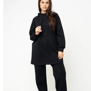 NEW FITH BLACK RELAXED HOODIE - REST DAY CAPSULE Size: